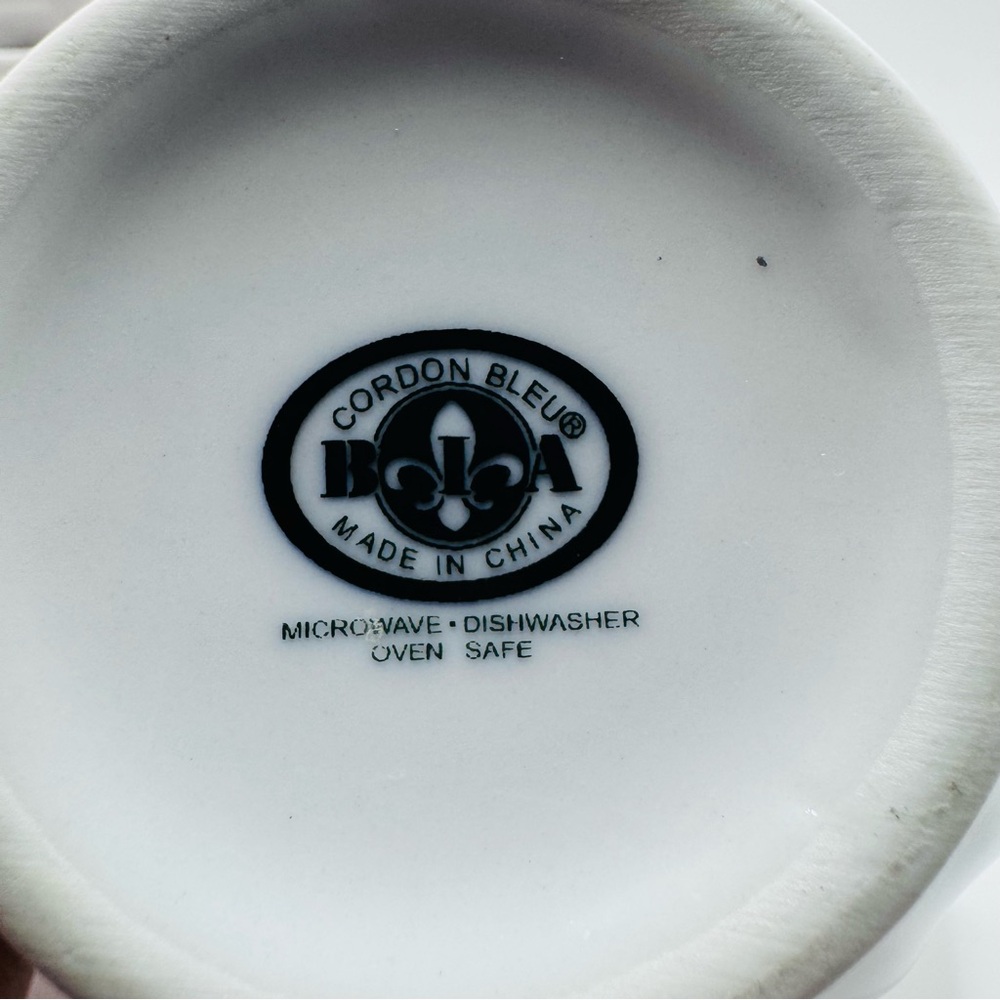BIA Cordon Bleu 4.5 Ounce Fluted Bowl Set of 4, White, EUC - Picture 2 of 8